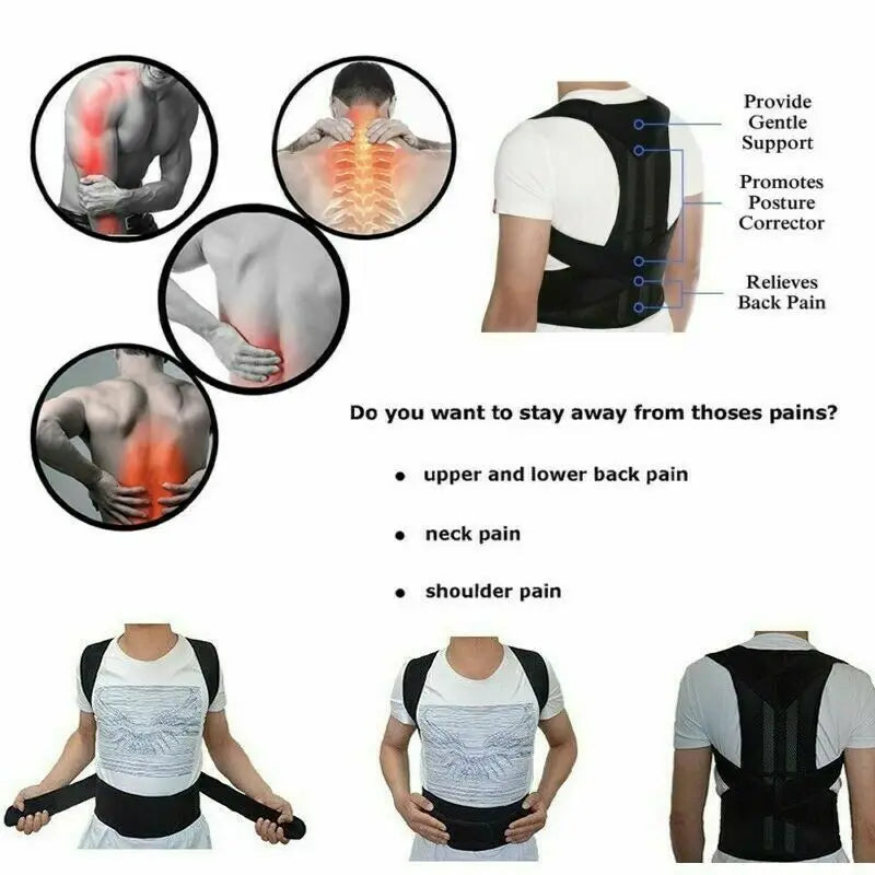PosturePro Comfort Posture Support Vest